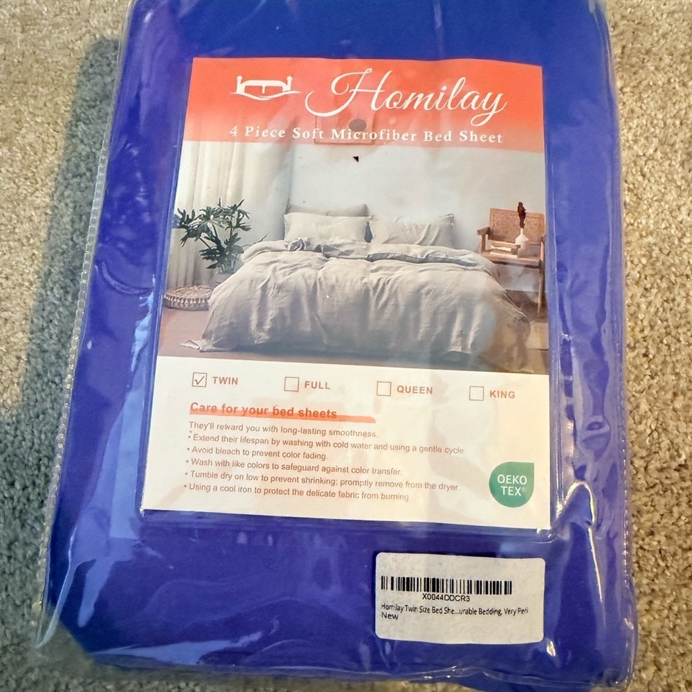 Very Periwinkle Sheet Set Bedding